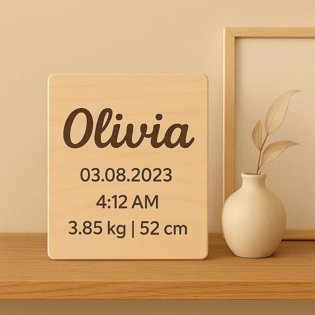 Custom Birth Sign