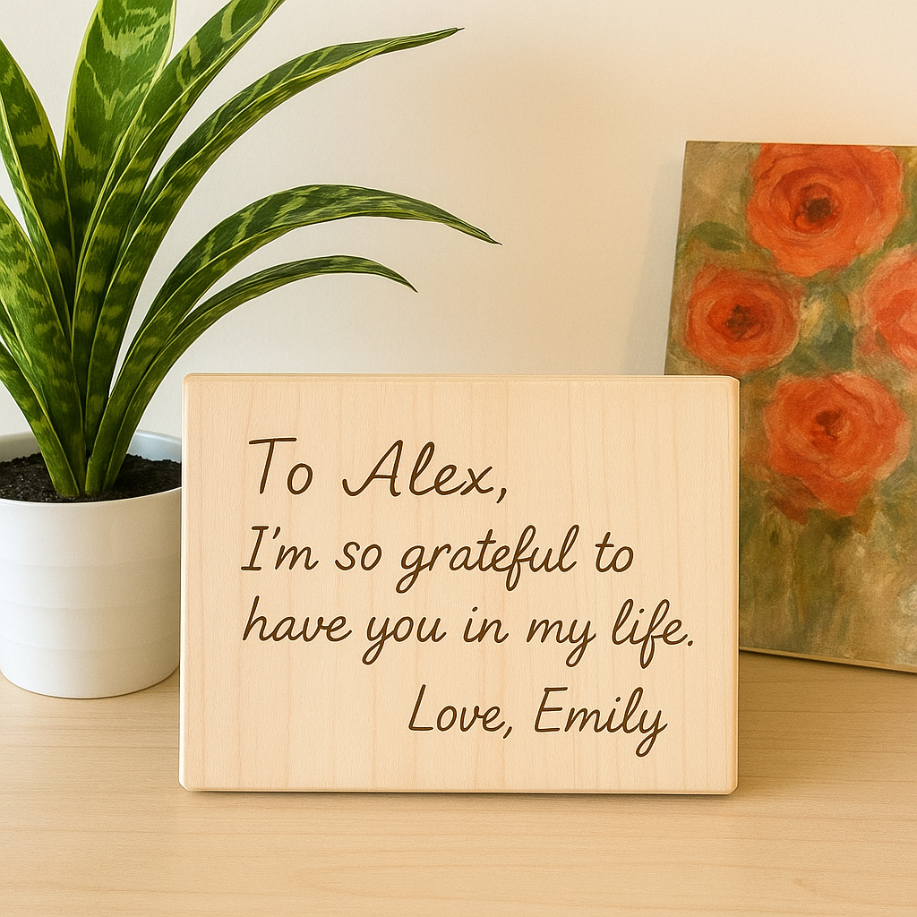 Personalized Handwritten Engraving