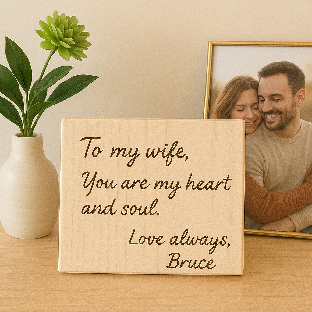 Personalized Handwritten Engraving