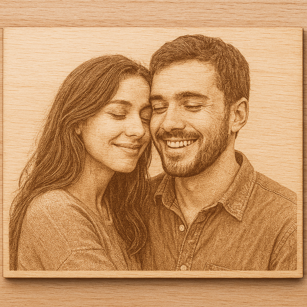 Custom Photo Engraved