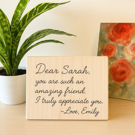 Personalized Handwritten Engraving